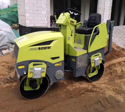 奔馬小型壓路機(jī)土方壓實(shí)、溝槽回填施工案例